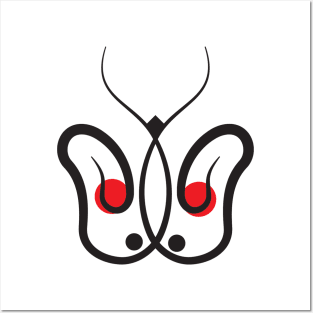 abstract Butterfly Posters and Art